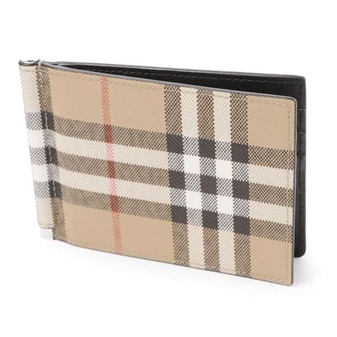 burberry print wallet|Burberry wallet with money clip.